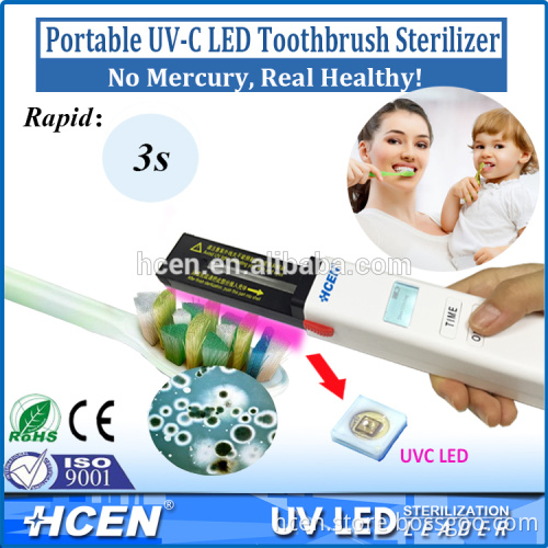 Multifunction portable toothbrush sanitizer/dental uv sterilzer